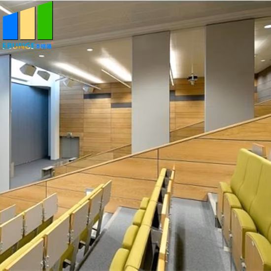 Painel divisório dobrável empilhável divisor de sala de eventos para sala de cinema